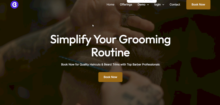 Barber Booking System for WordPress Website - Baraber Salon Appointment Booking Plugin