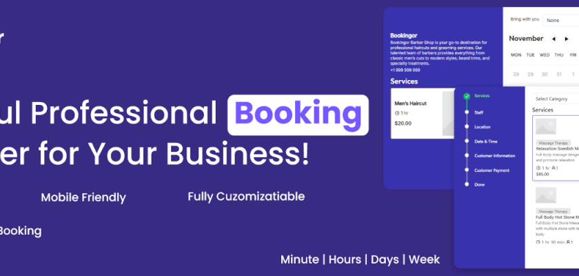 WordPress Booking Plugin for Appointment