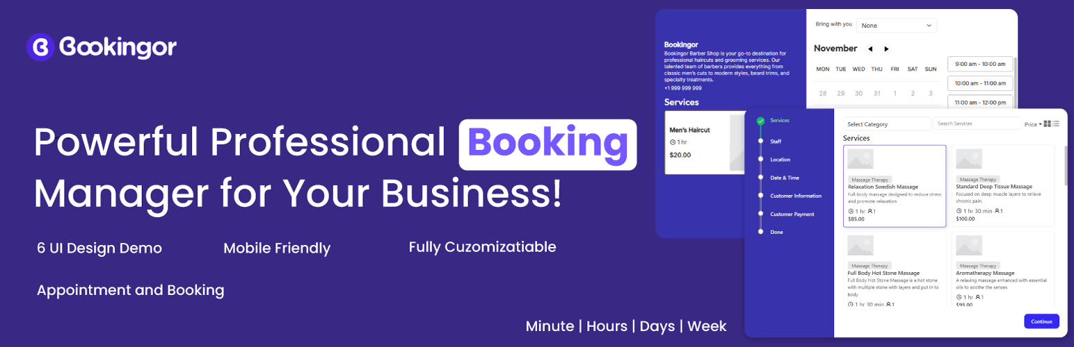 WordPress Booking Plugin for Appointment