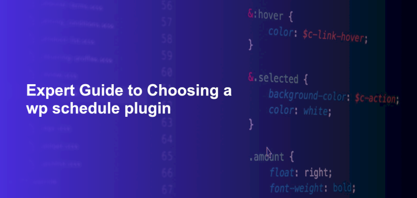 Expert Guide to Choosing a wp schedule plugin