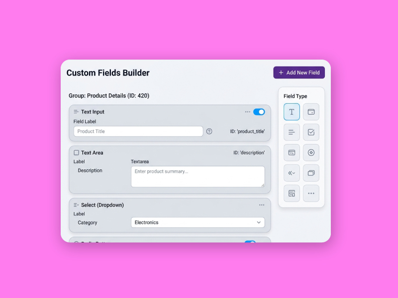Custom Fields
