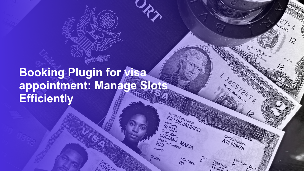 Booking Plugin for visa appointment: Manage Slots EfficientlyWorpress Booking Plugin - WP Booking Plugin - Booking Calendar